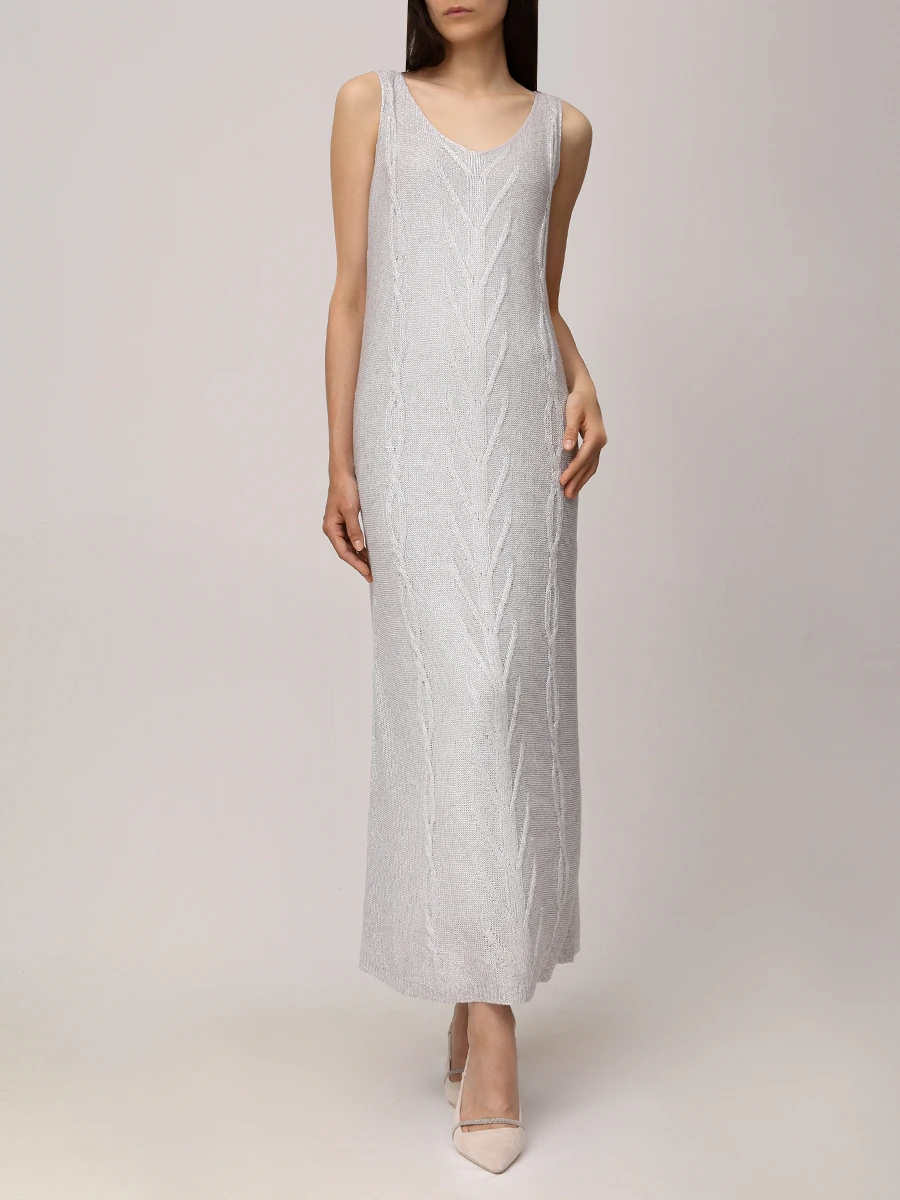 Платье однотонное