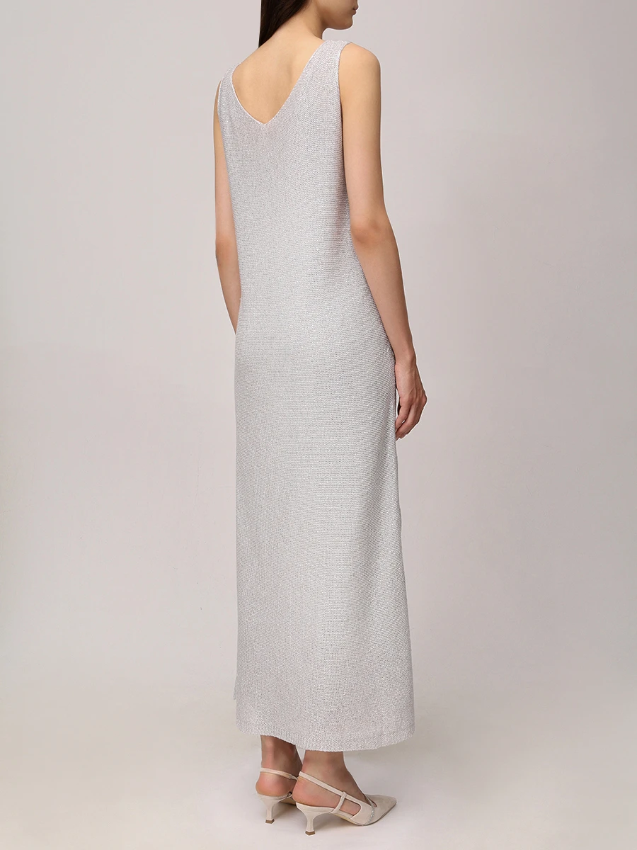 Платье однотонное