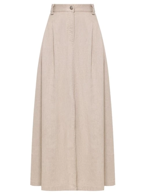 Юбка из хлопка и льна PANICALE