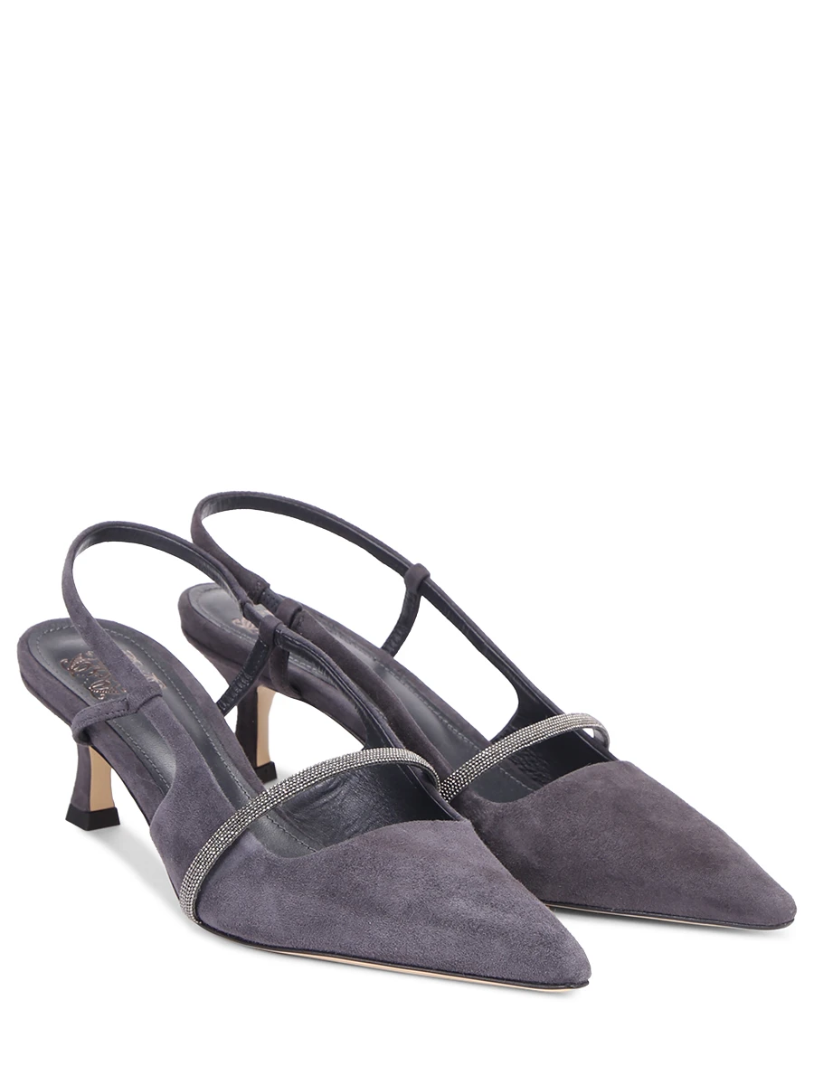 Туфли замшевые