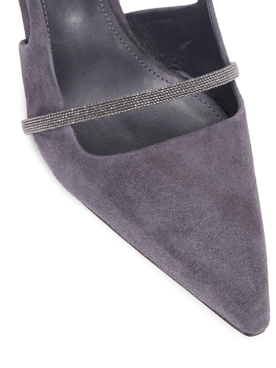 Туфли замшевые