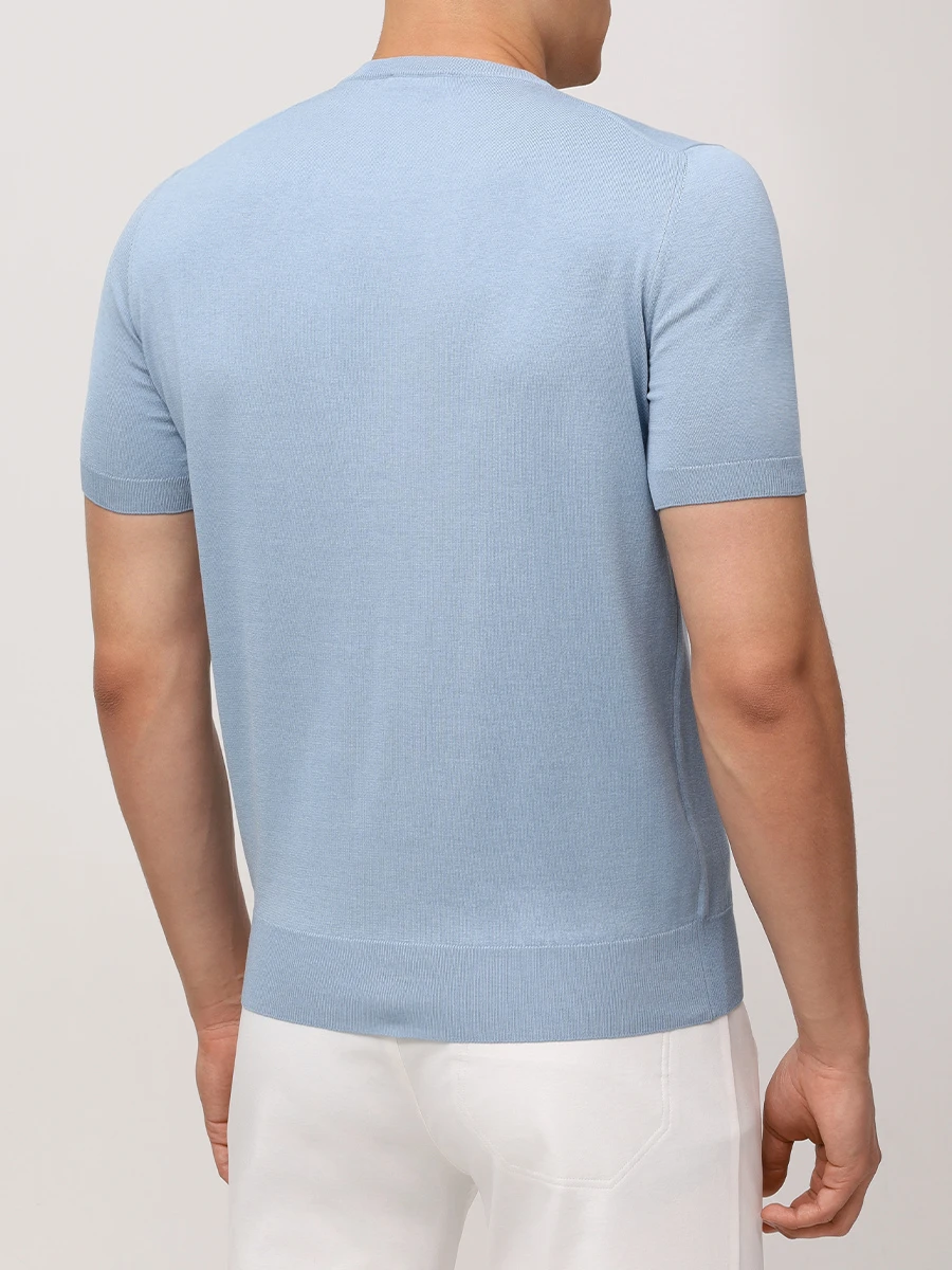 Футболка из шелка и хлопка