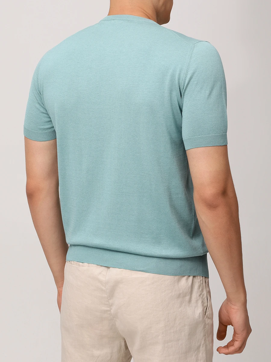 Футболка из шелка и хлопка