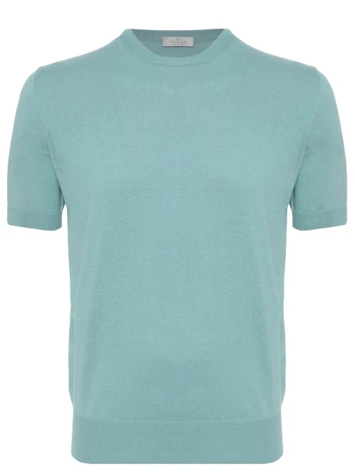 Футболка из шелка и хлопка PANICALE