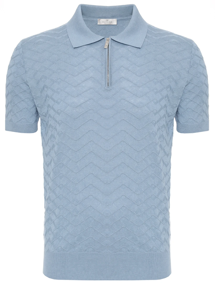 Поло из шелка и хлопка