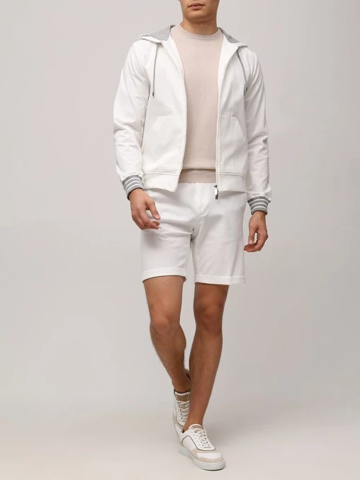 Футболка из шелка и хлопка PANICALE