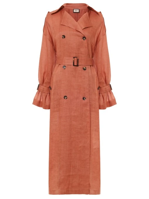 Тренч из рами SHATU