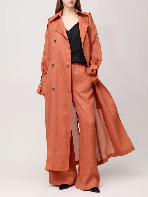 Тренч из рами SHATU