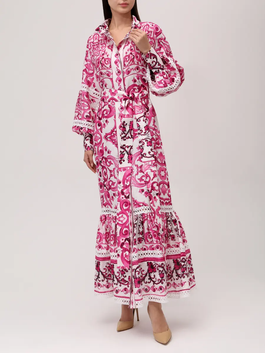 Платье льняное