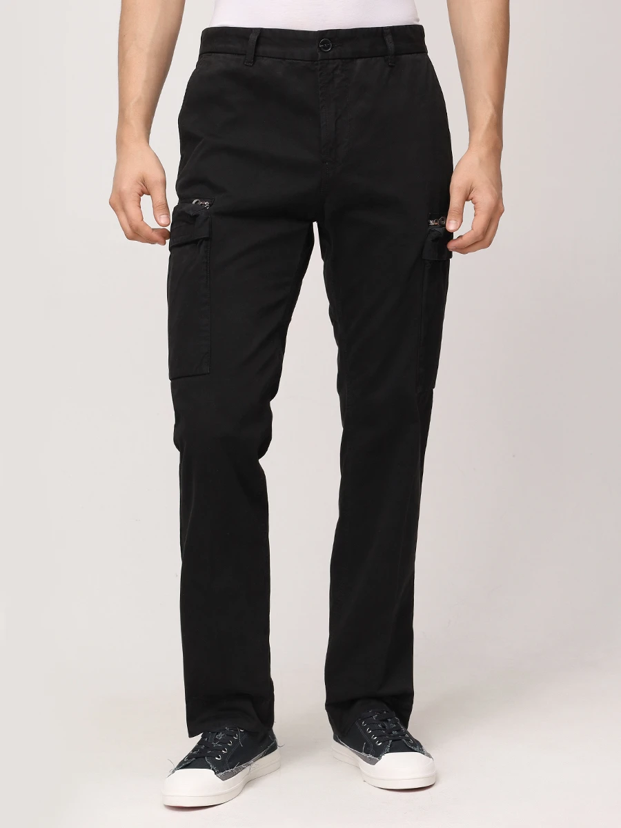 Брюки-карго хлопковые