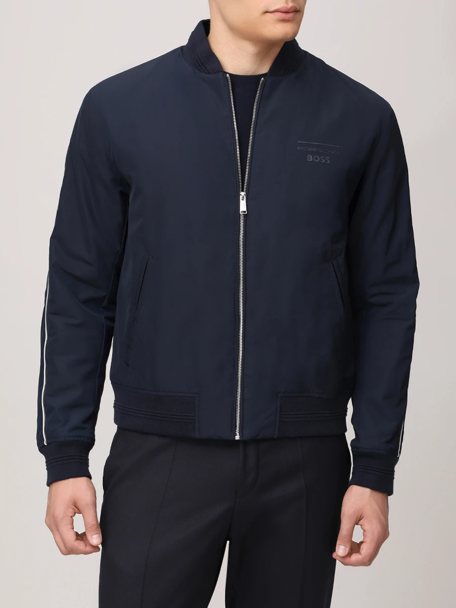 Бомбер однотонный