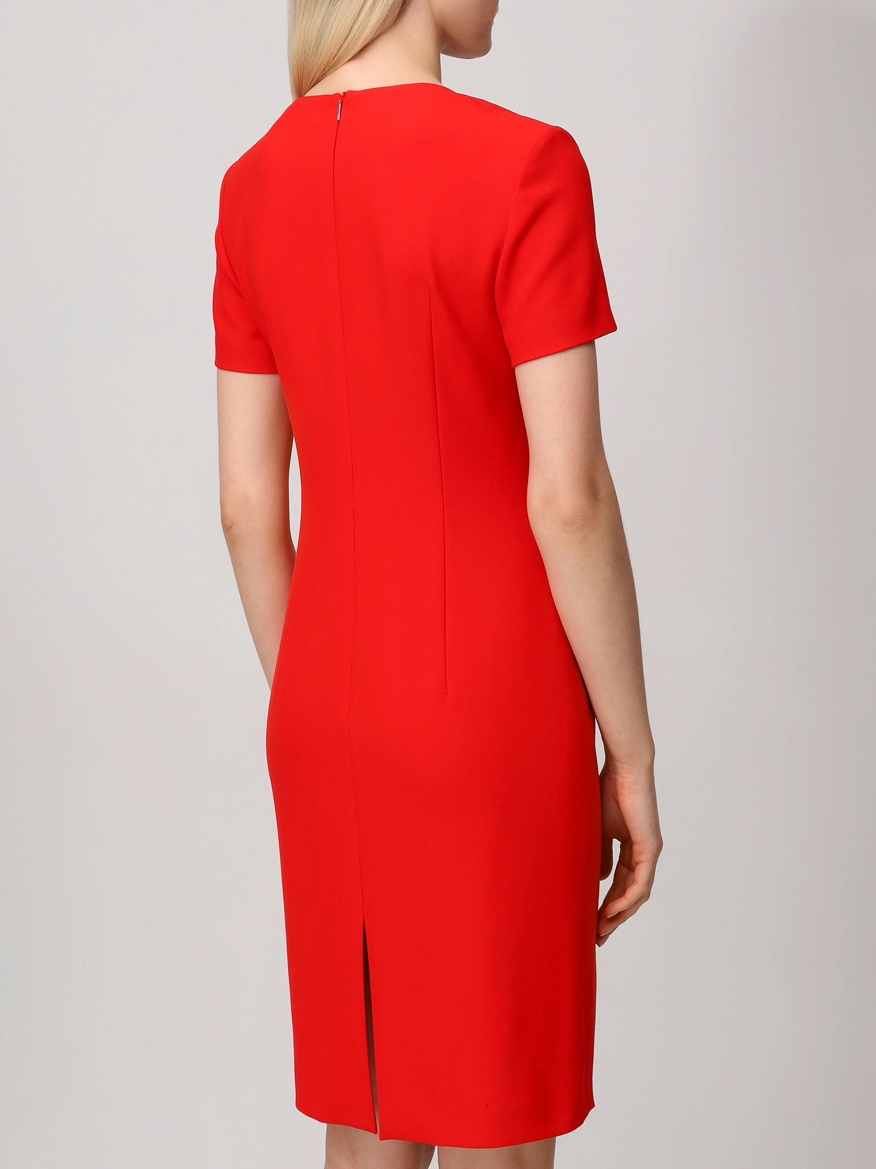 Платье-футляр из вискозы