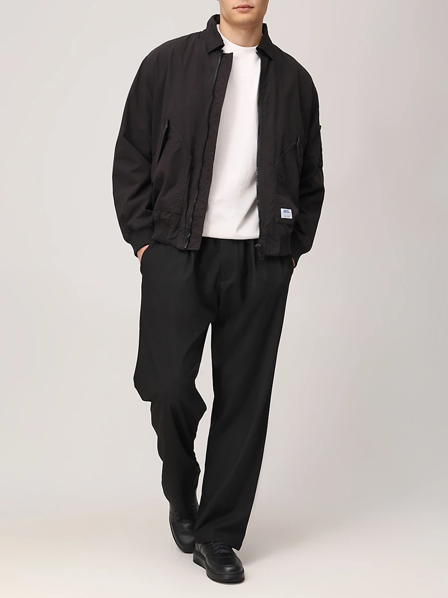 Брюки однотонные