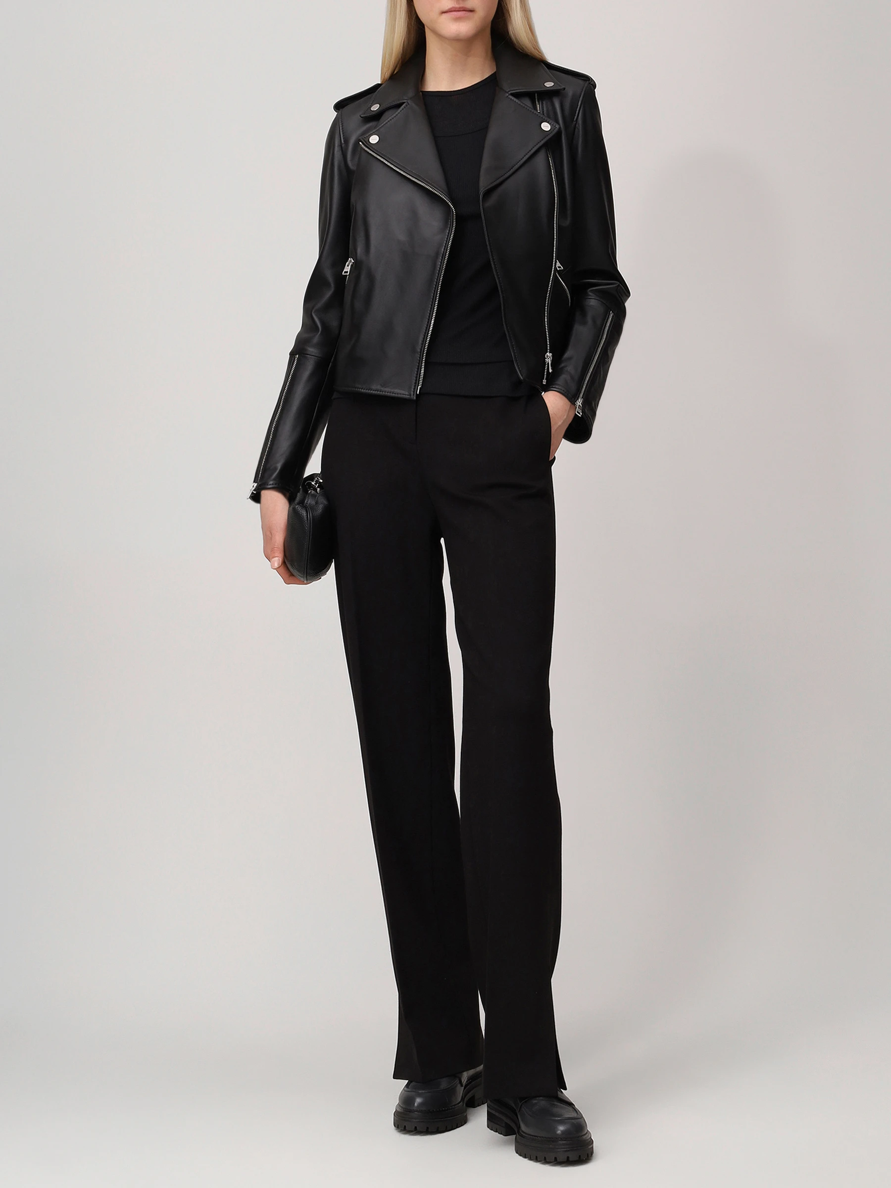 Куртка кожаная