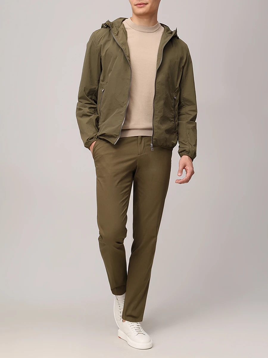 Слаксы Slim Fit хлопковые