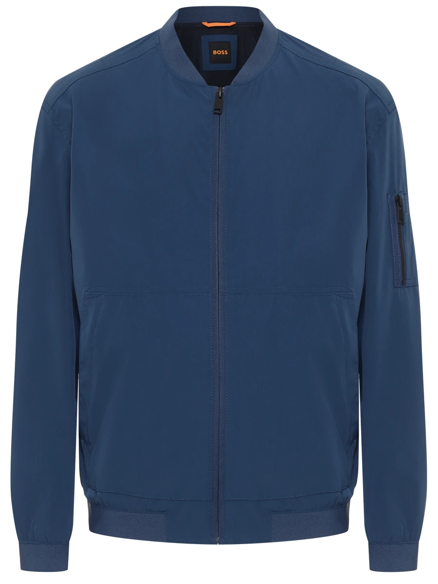 Бомбер однотонный