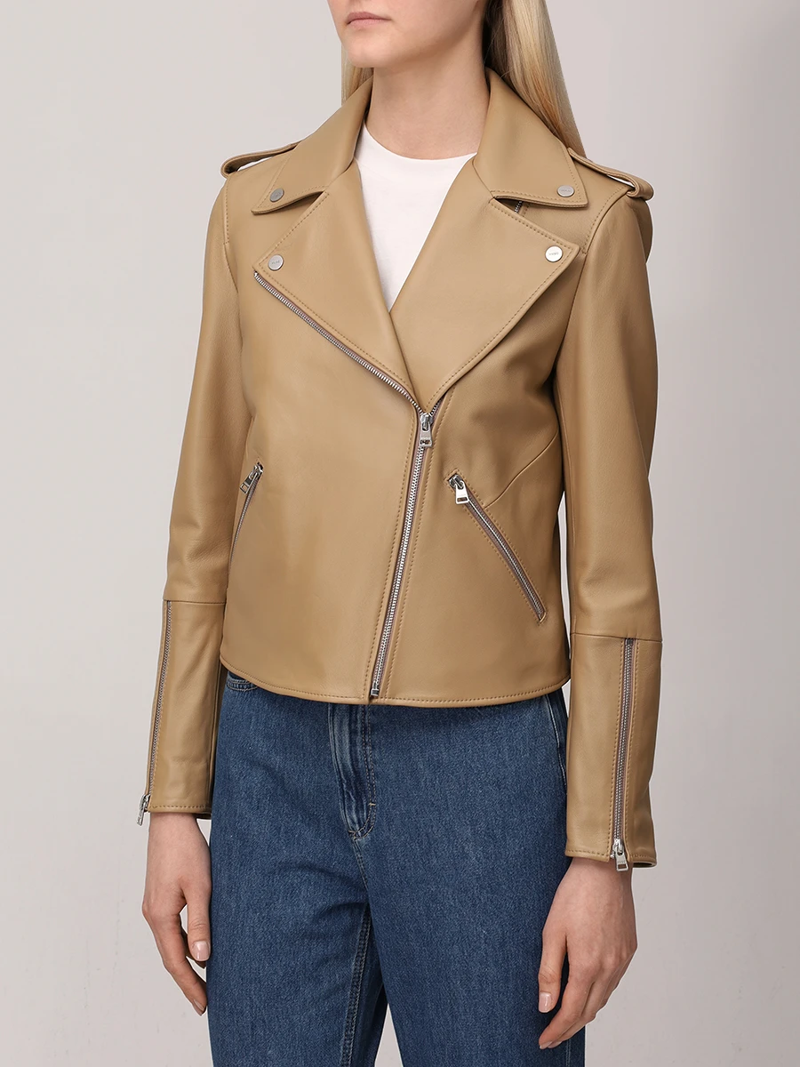 Куртка кожаная