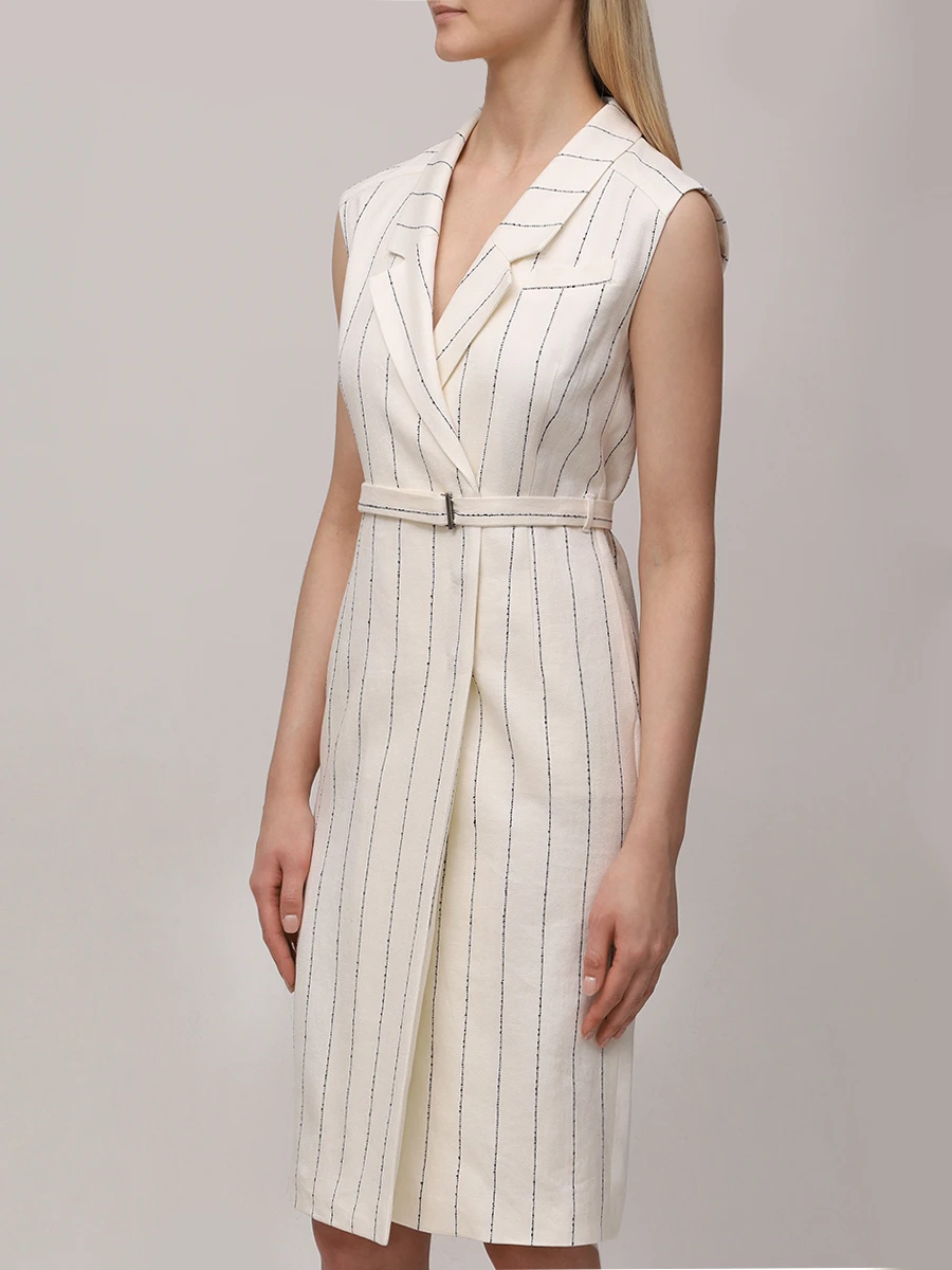 Платье изо льна и вискозы