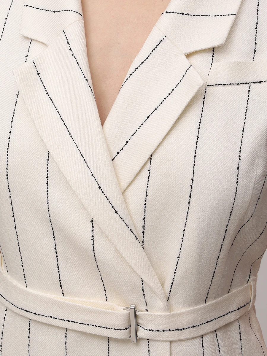 Платье изо льна и вискозы