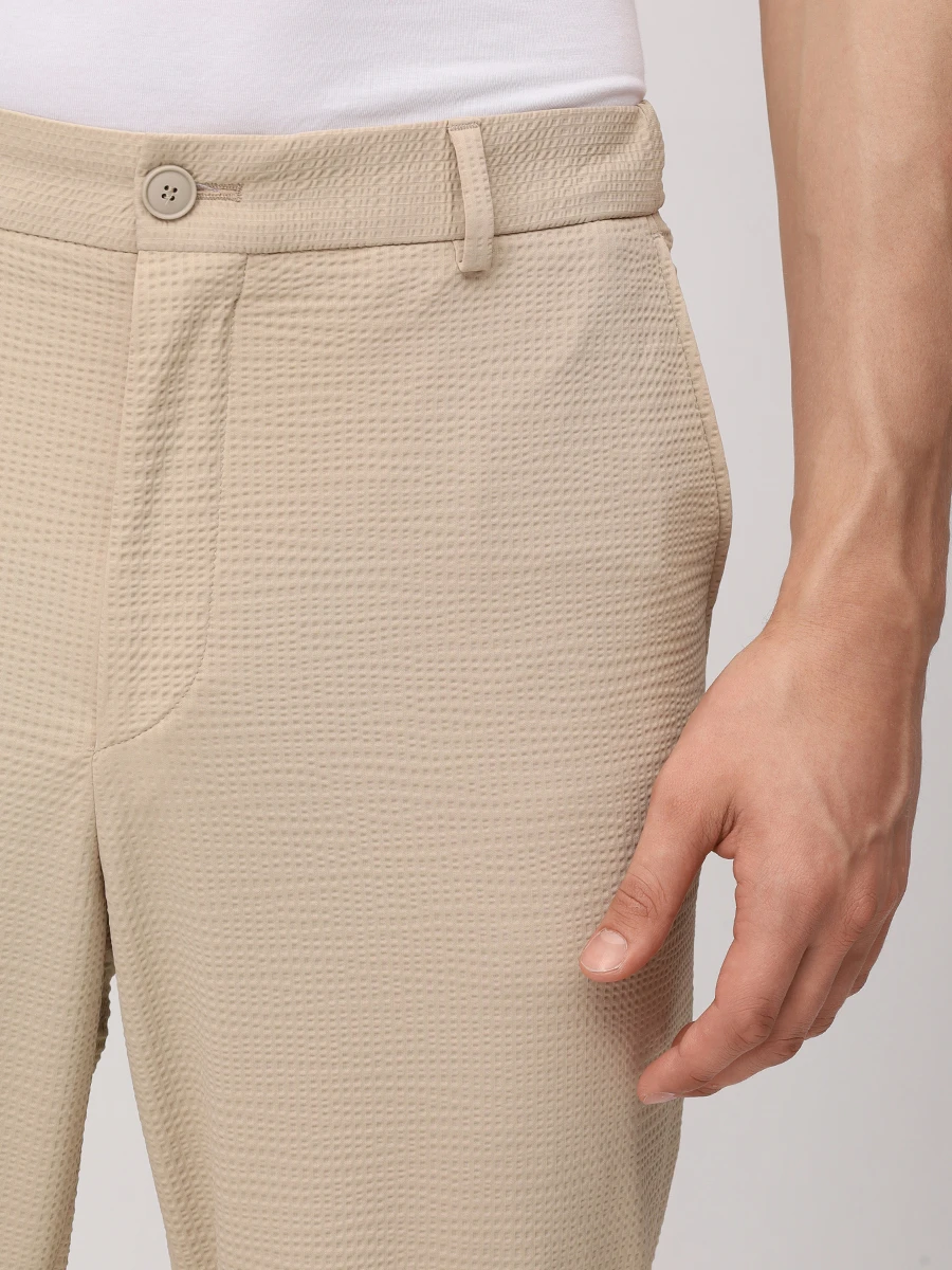 Брюки однотонные