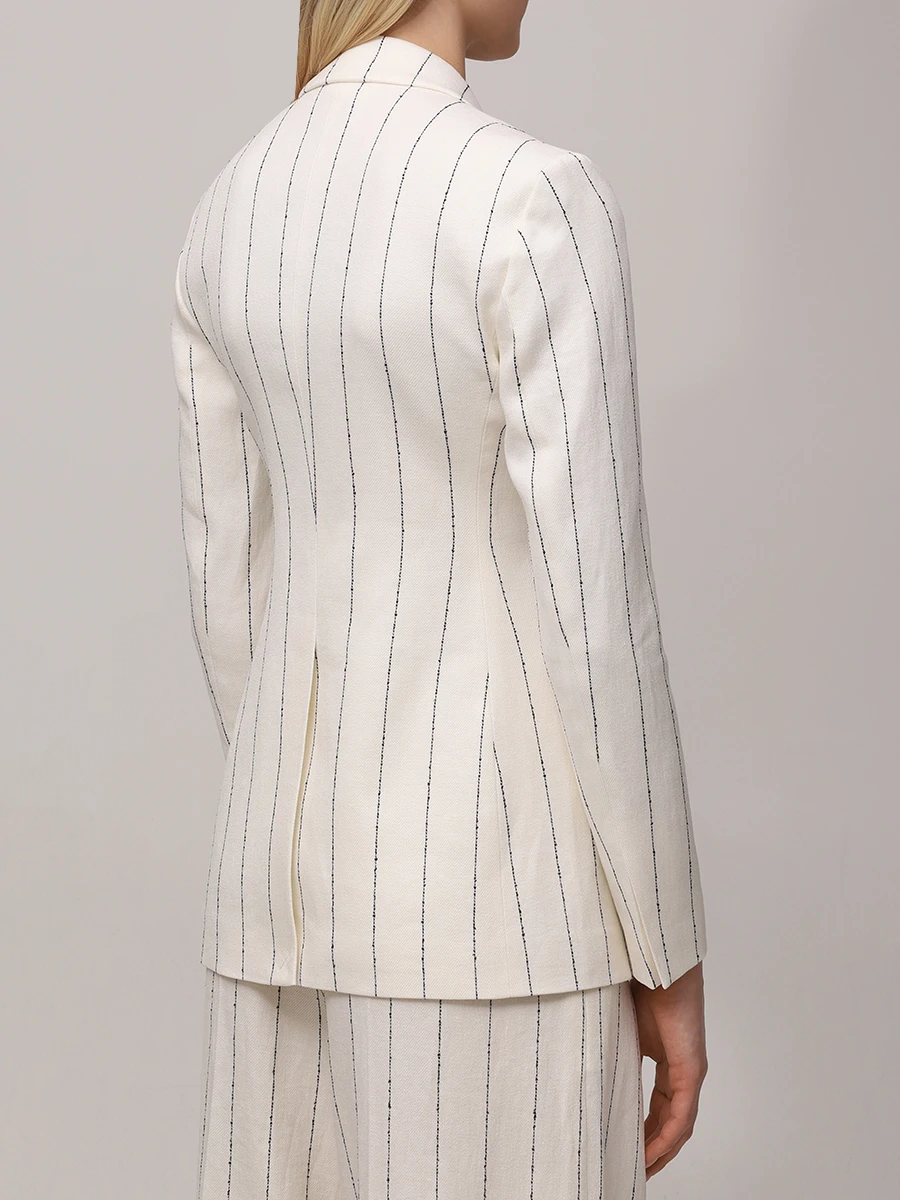 Пиджак изо льна и вискозы