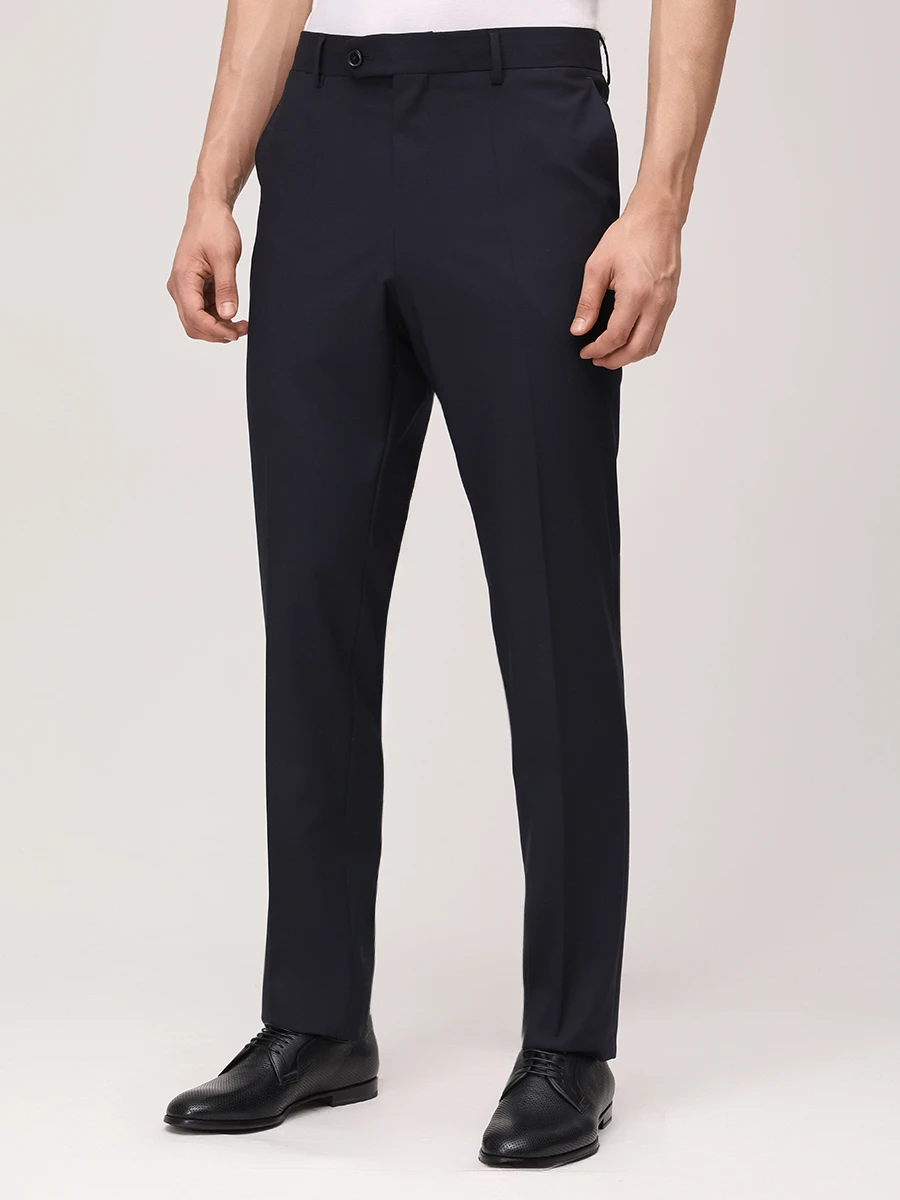 Брюки однотонные