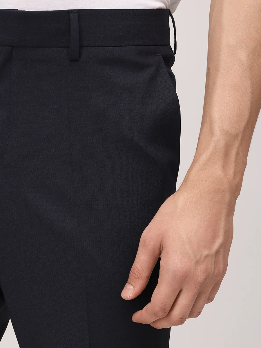 Брюки однотонные