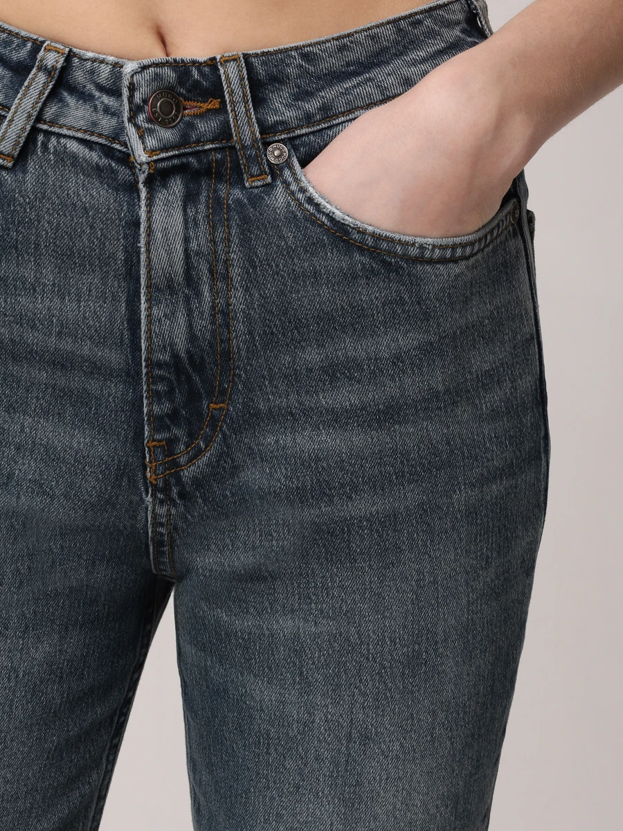 Джинсы Mom хлопковые