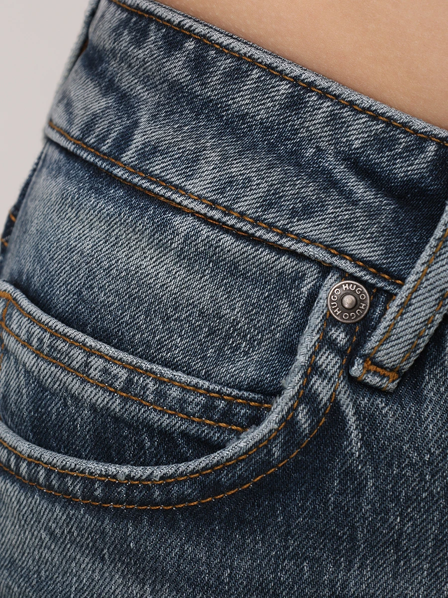 Джинсы Mom хлопковые