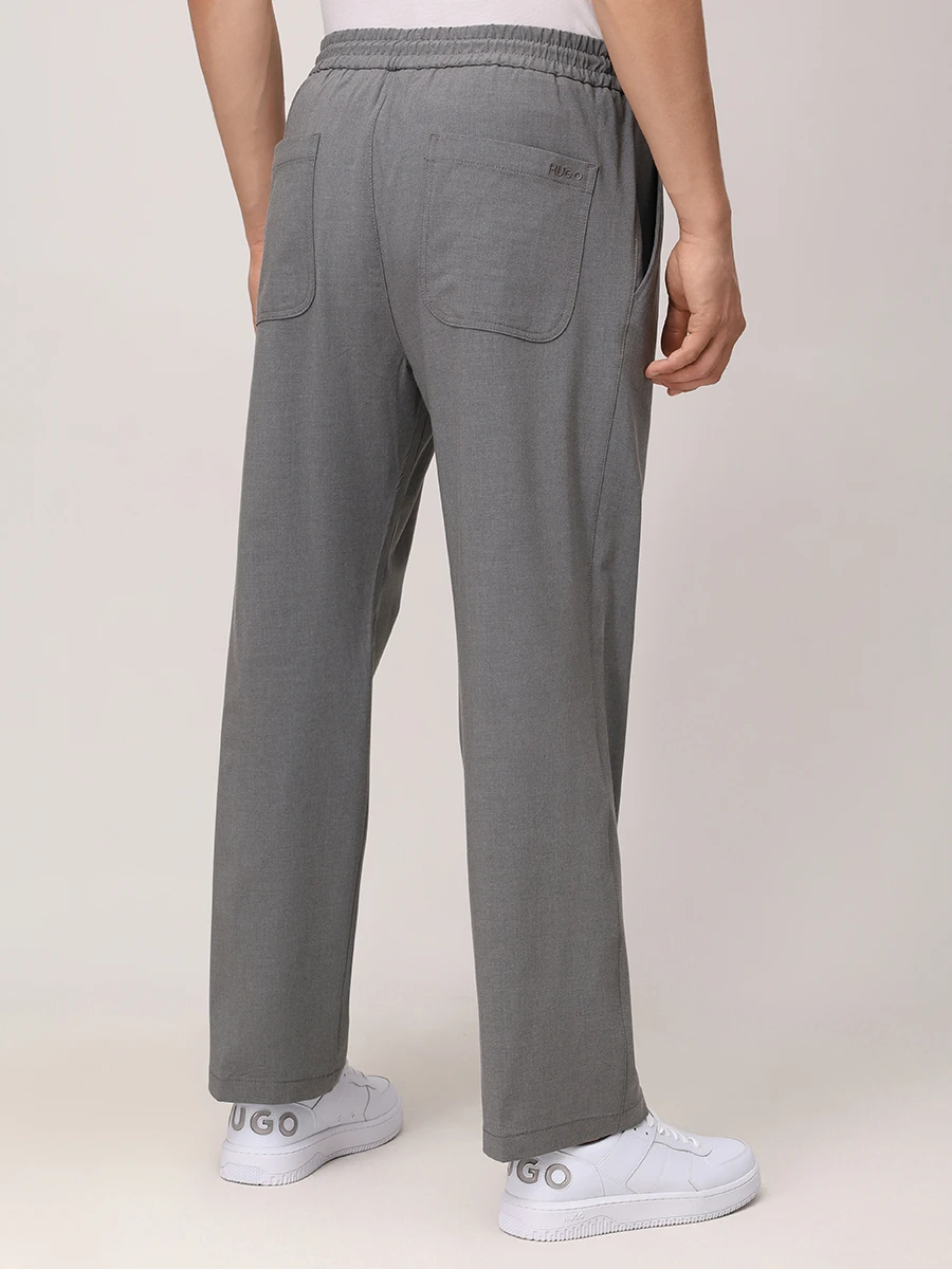 Брюки из шерсти и вискозы