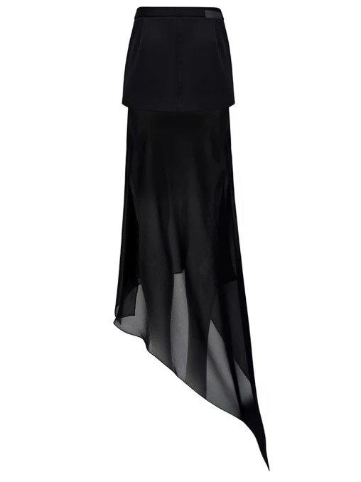 Юбка с шифоном LNB