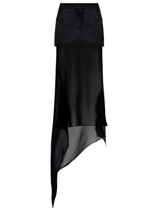 Юбка с шифоном LNB