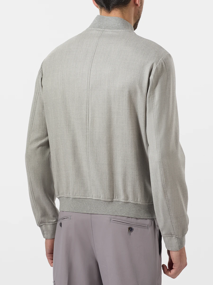 Бомбер из шерстяной