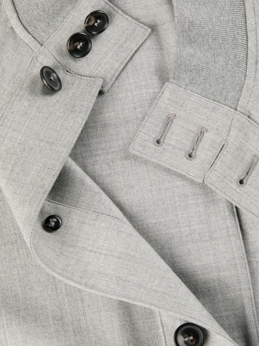 Бомбер из шерстяной