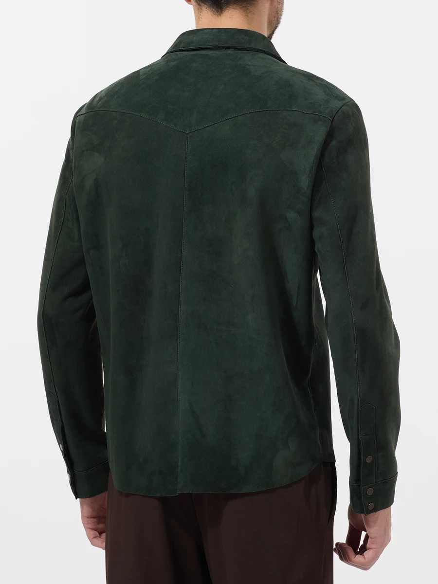 Рубашка замшевая