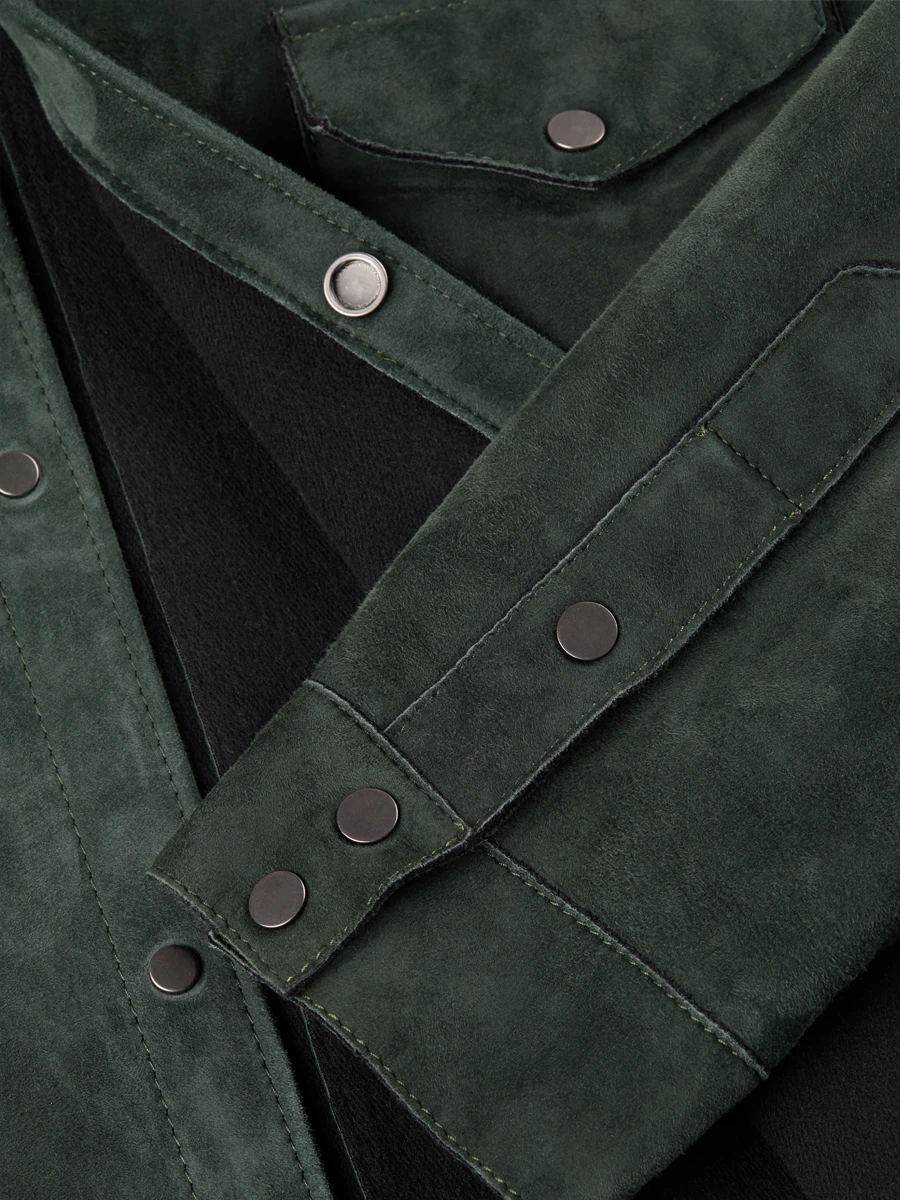 Рубашка замшевая