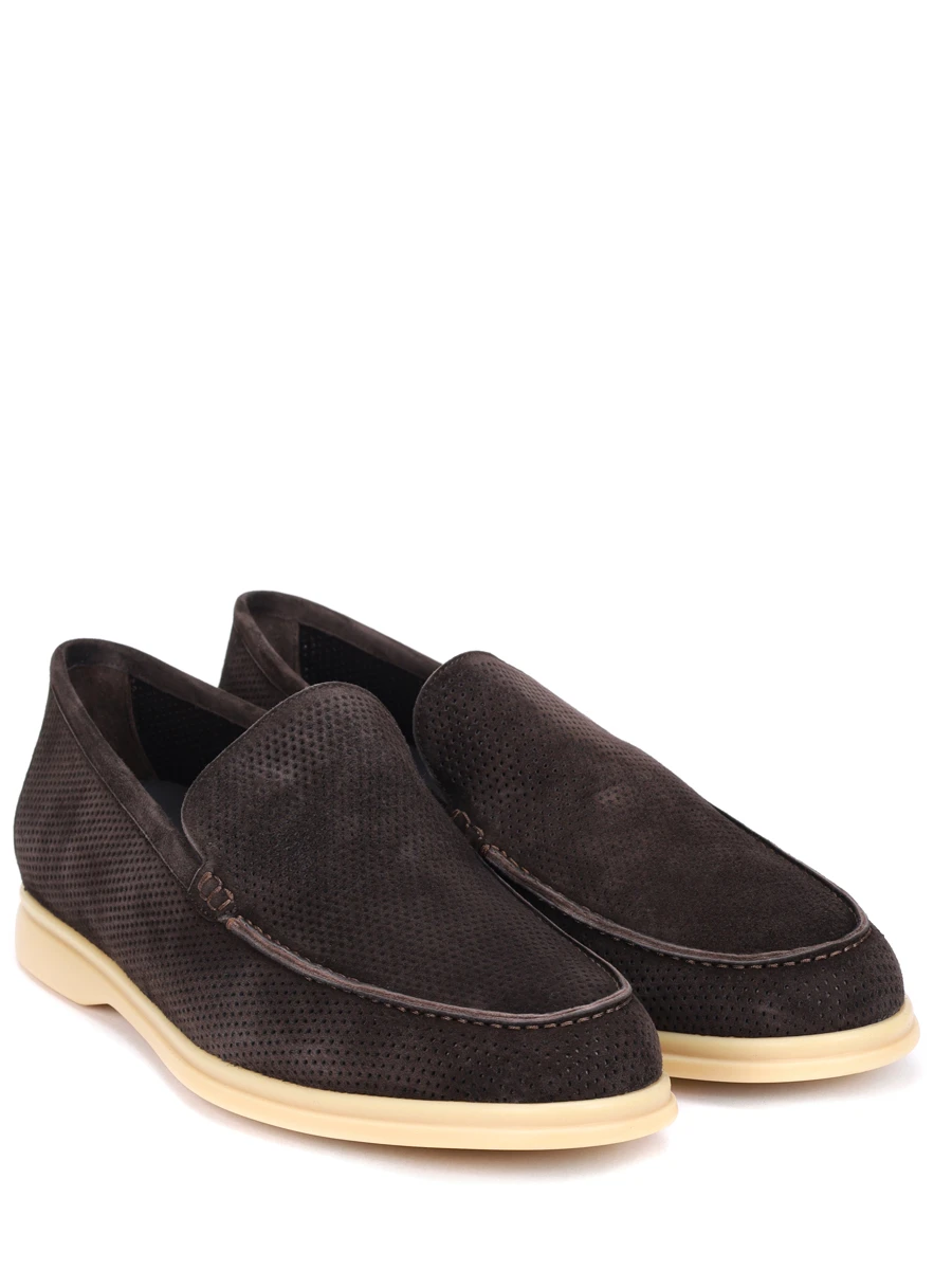 Лоферы замшевые