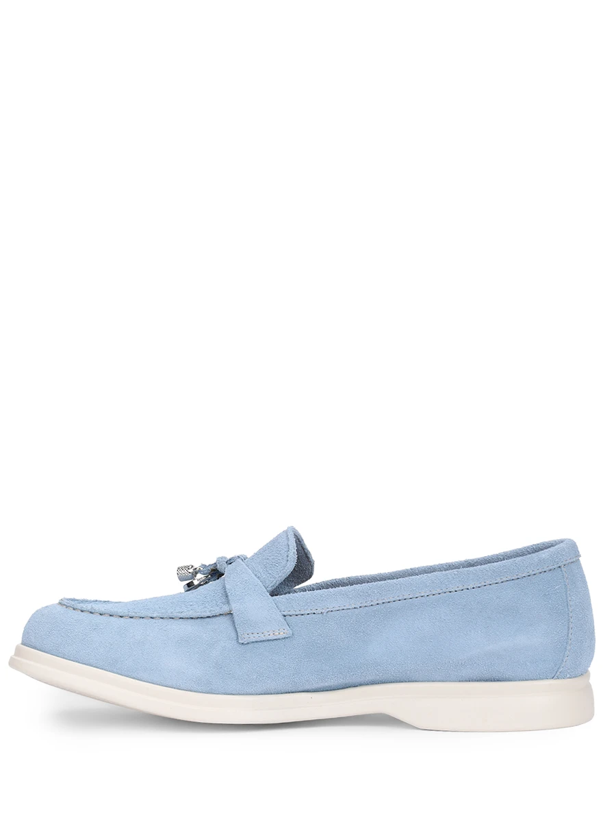 Лоферы замшевые