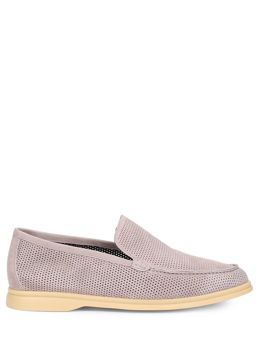 Лоферы замшевые