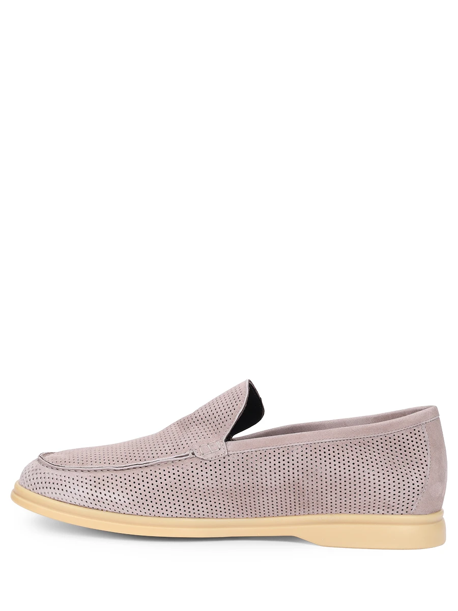 Лоферы замшевые