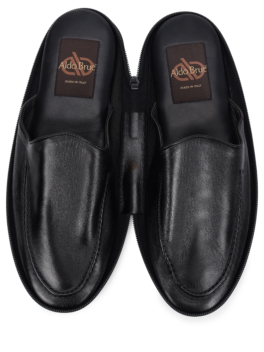 Тапочки кожаные