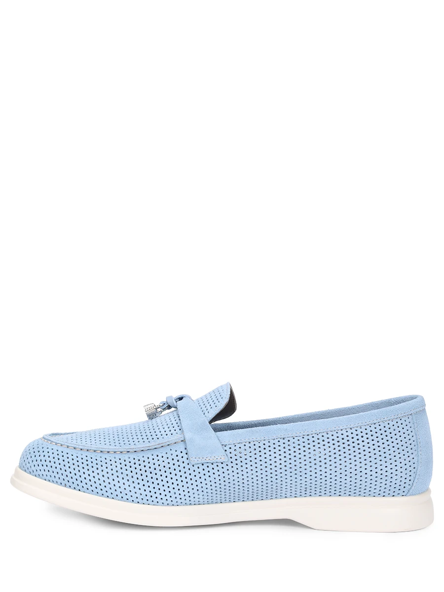 Лоферы замшевые