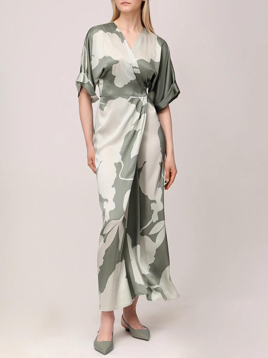 Платье шелковое