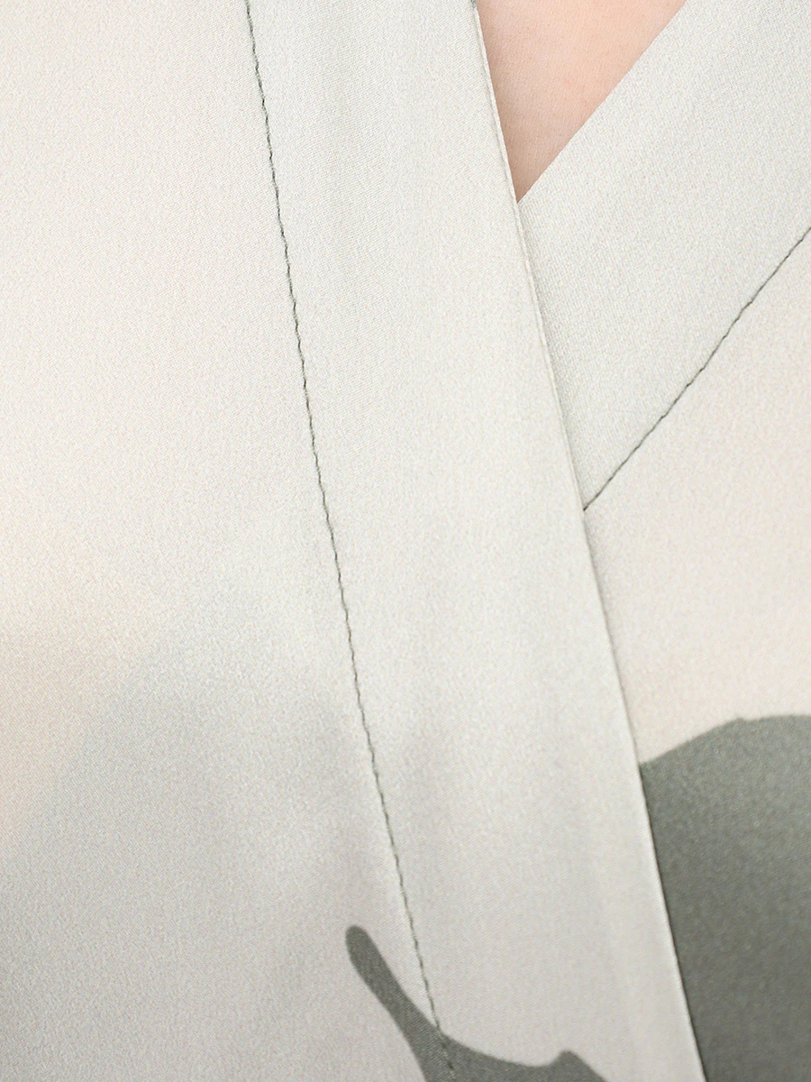 Платье шелковое