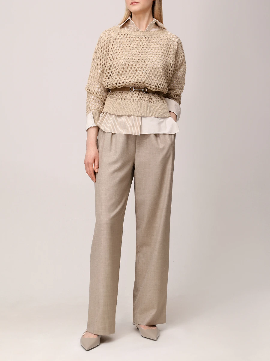 Джемпер льняной