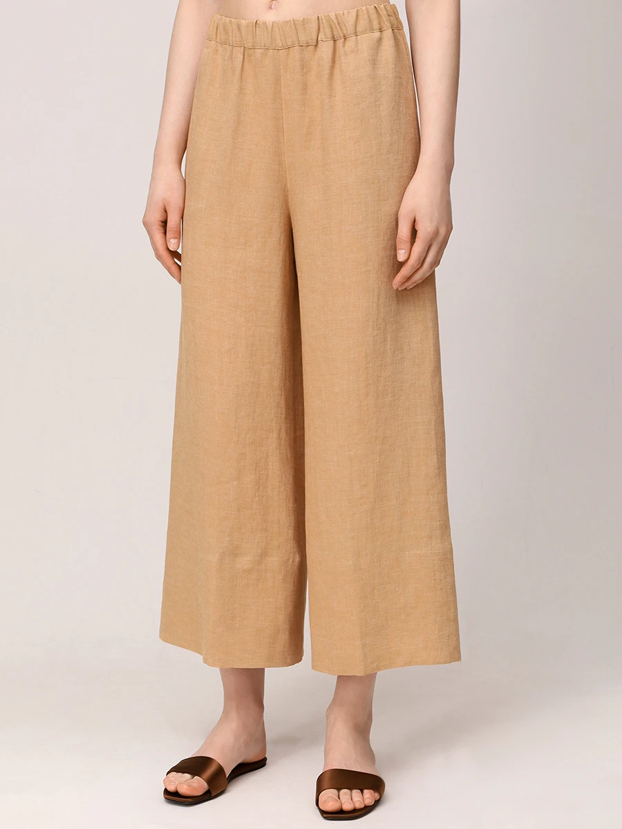 Брюки льняные