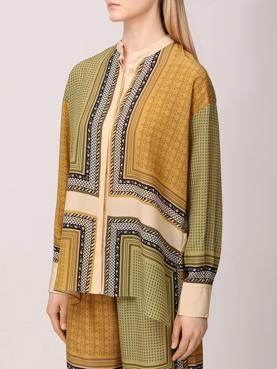 Рубашка шелковая