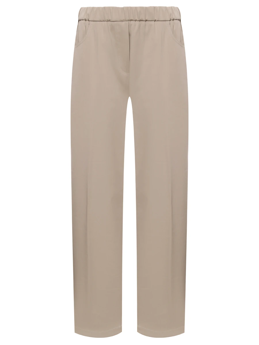 Брюки из хлопка и вискозы