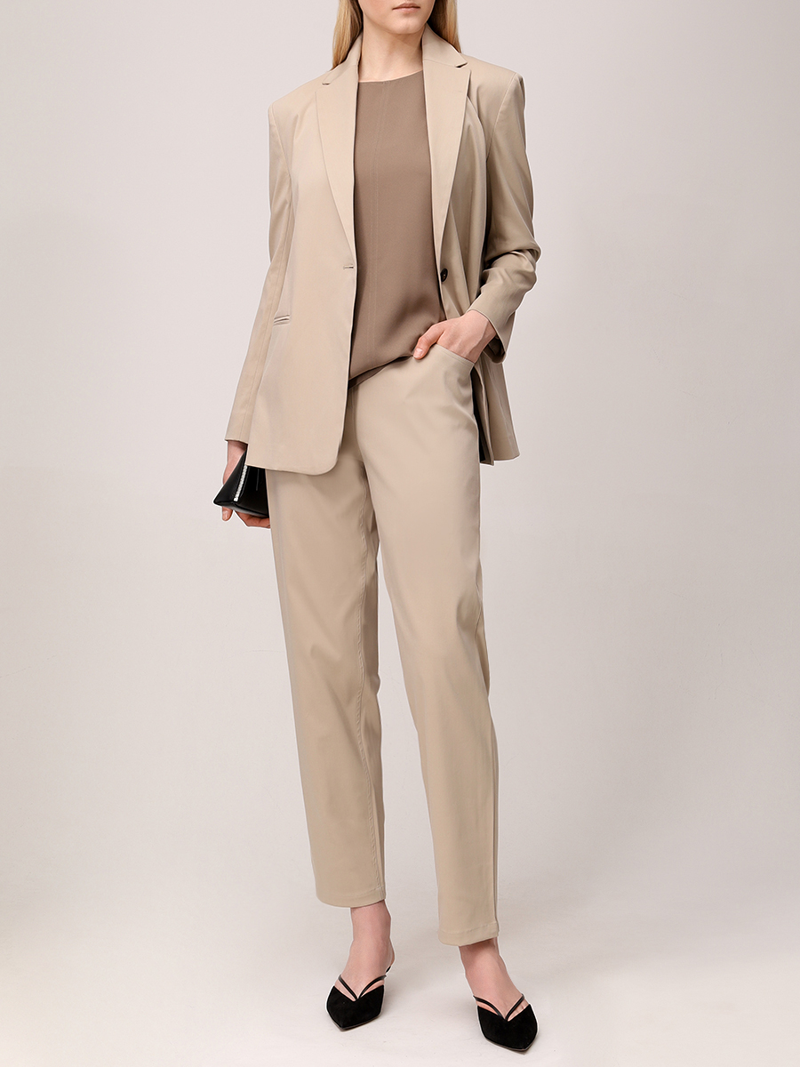 Брюки из хлопка и вискозы