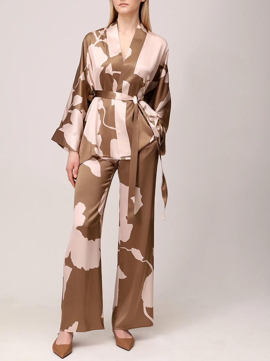 Блуза шелковая